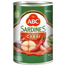 ABC SARDINES CHILI KLG 155g