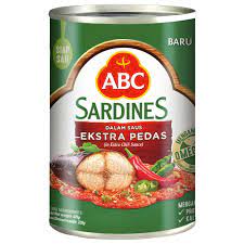 ABC SARDINES EXTRA PEDAS KLG 425g